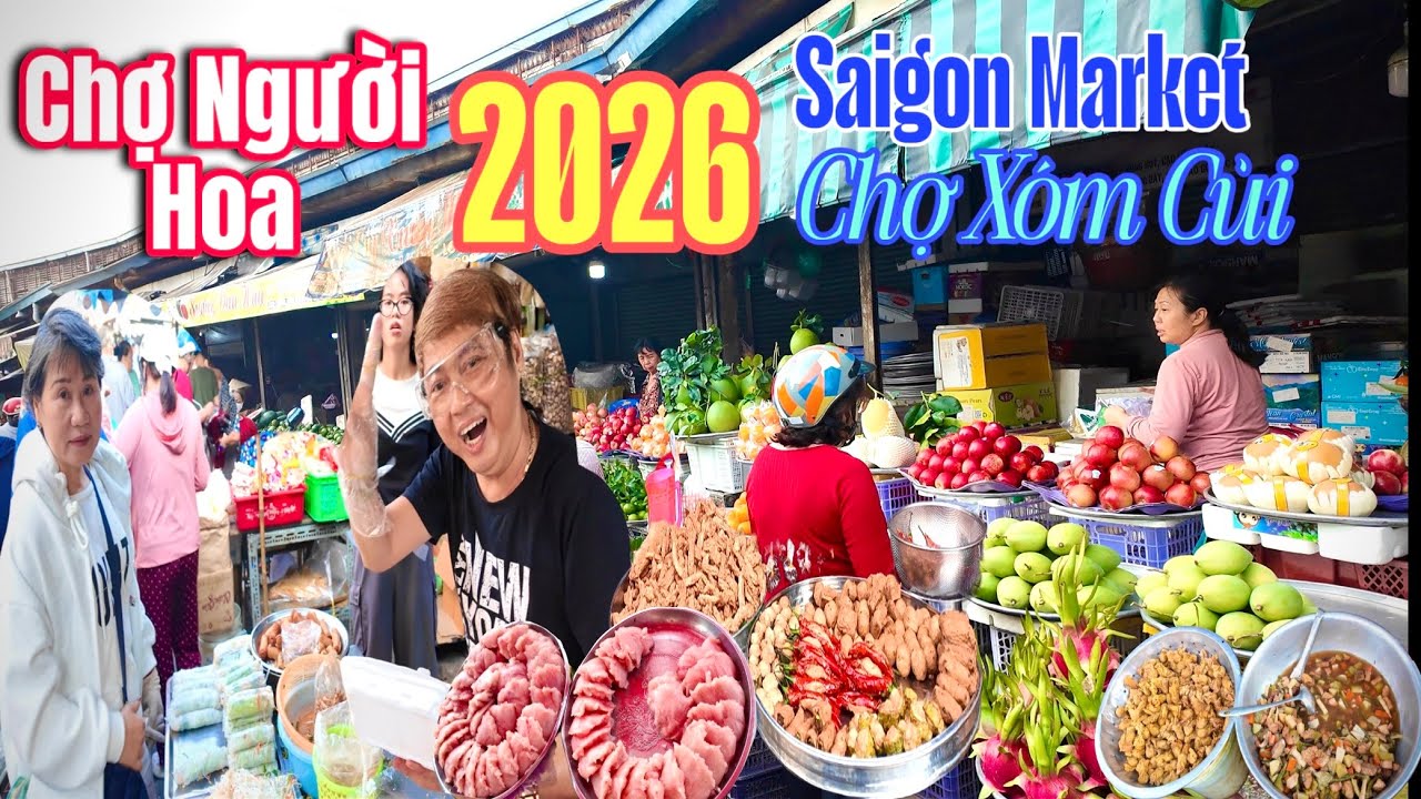 Bất Ngờ Chợ Xóm Củi Quận 8 Người Hoa Ngày Cúng Nhiều Món Ngon Vật Lạ “Chen Nhau”Đông Nghẹt 