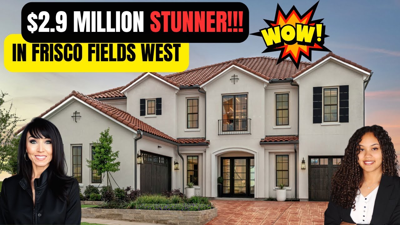 Inside This $2.9M Montecito Model Home in Fields West | Frisco TX Luxury Home Tour #fieldsfrisco