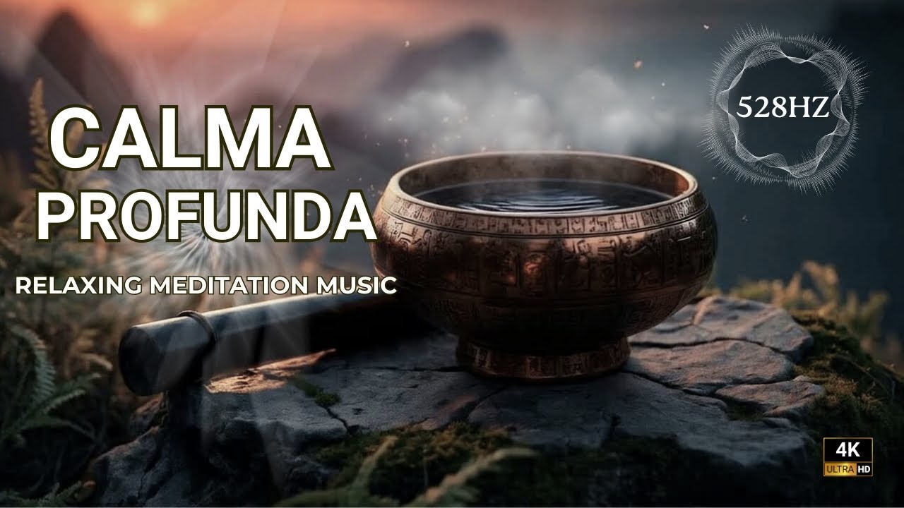 528Hz Calma Profunda | FRECUENCIA ELEVADA | Relaxing Meditation Music 4K