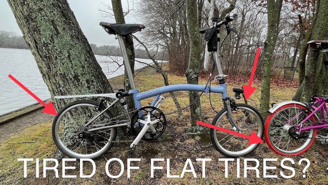 BROMPTON FOLDING BIKE TANNUS TIRE 6 MONTHS REVIEW