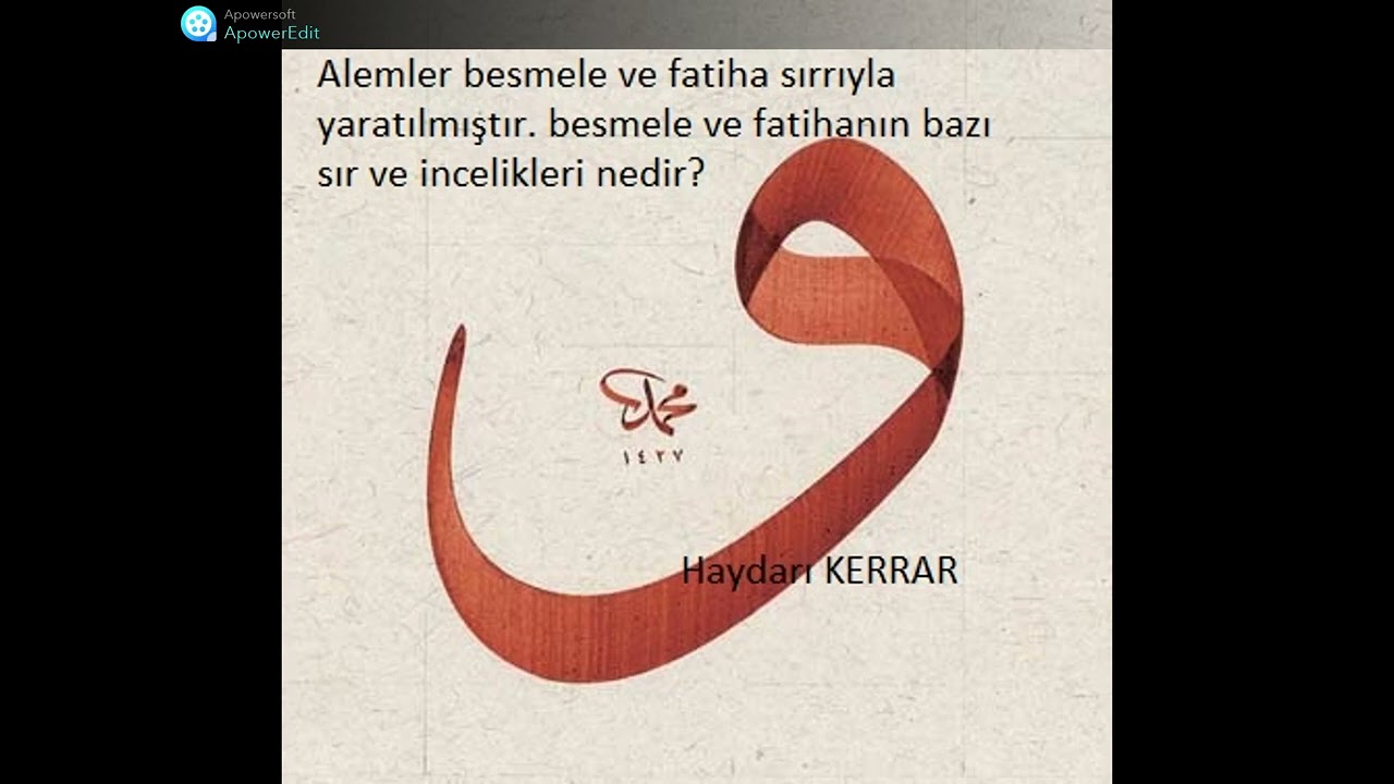 Fatiha suresinin bazı sır ve incelikleri ve velilerin farklılıkları