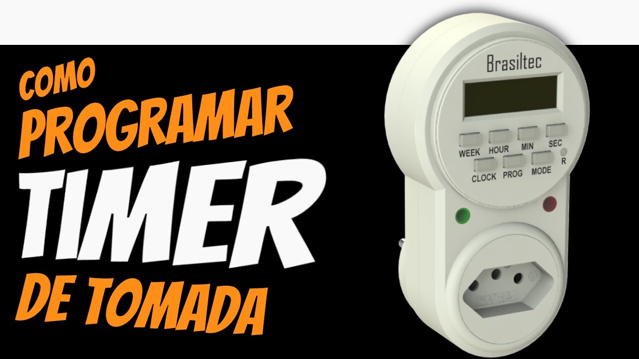 Como CONFIGURAR um TIMER DIGITAL de tomada (programador hor&aacute;rio)