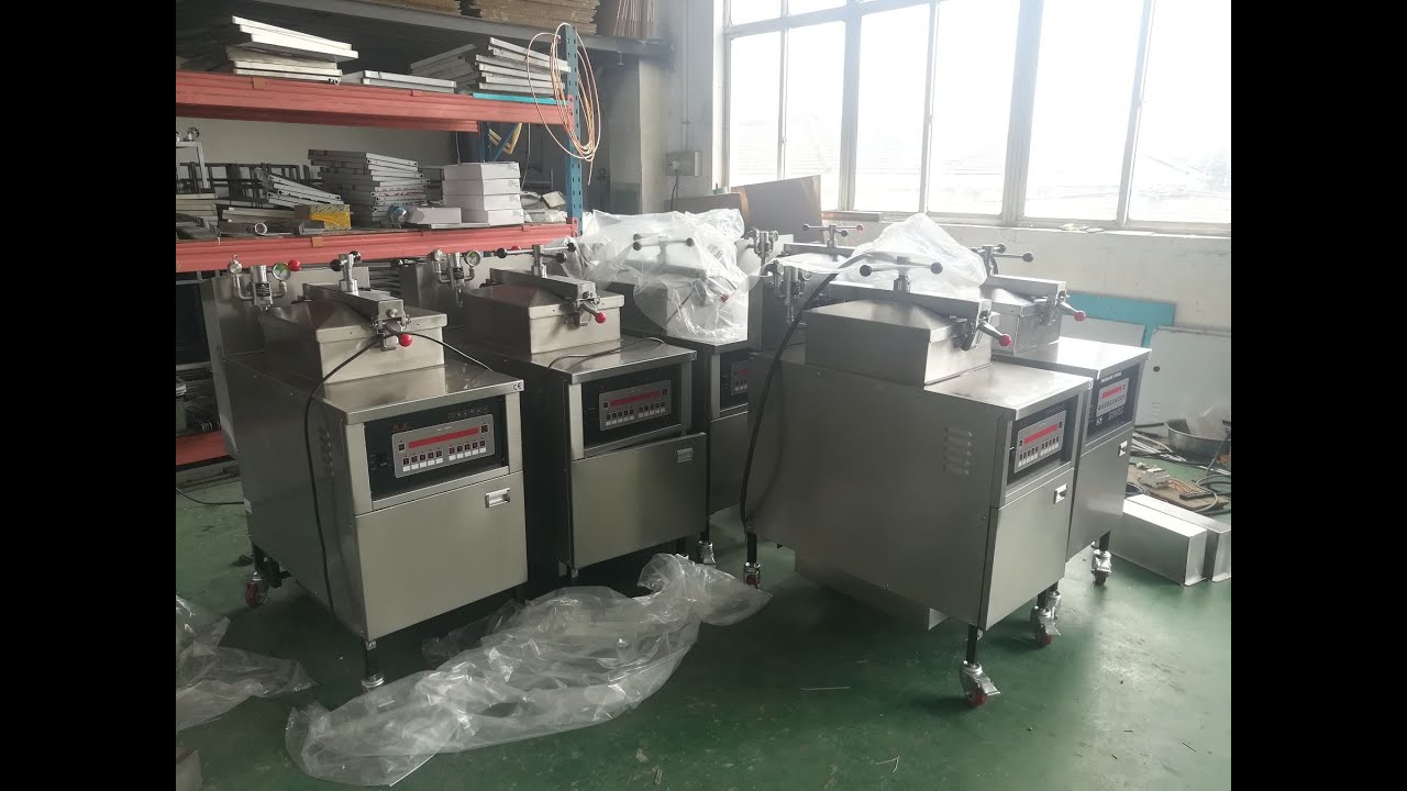 Pressure Fryer Demo Video English    www.joy-equipment.com