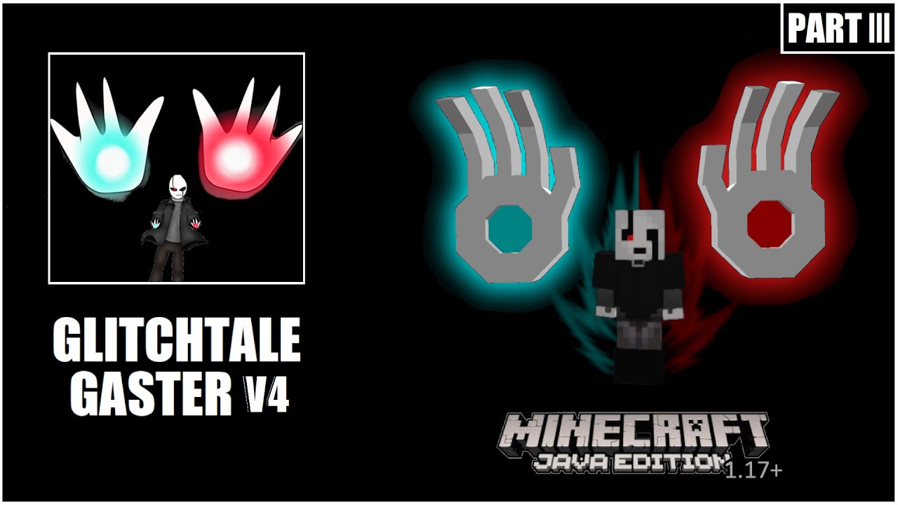 Glitchtale Gaster In Minecraft(Datapack) [3/4]