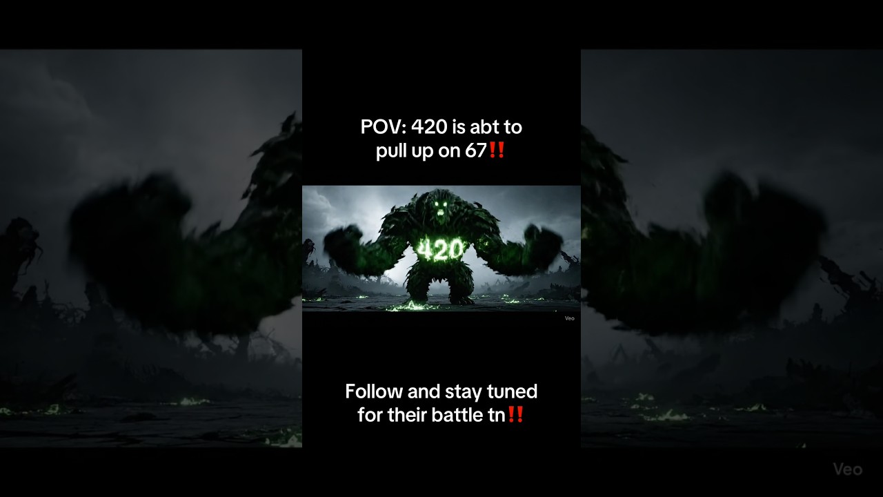 420 meme is pulling up on 67 #420 #67 #meme #trending #viral #funny #ai