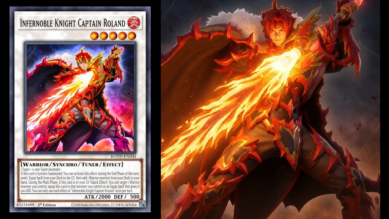 Yugioh monsters - Infernoble Knight