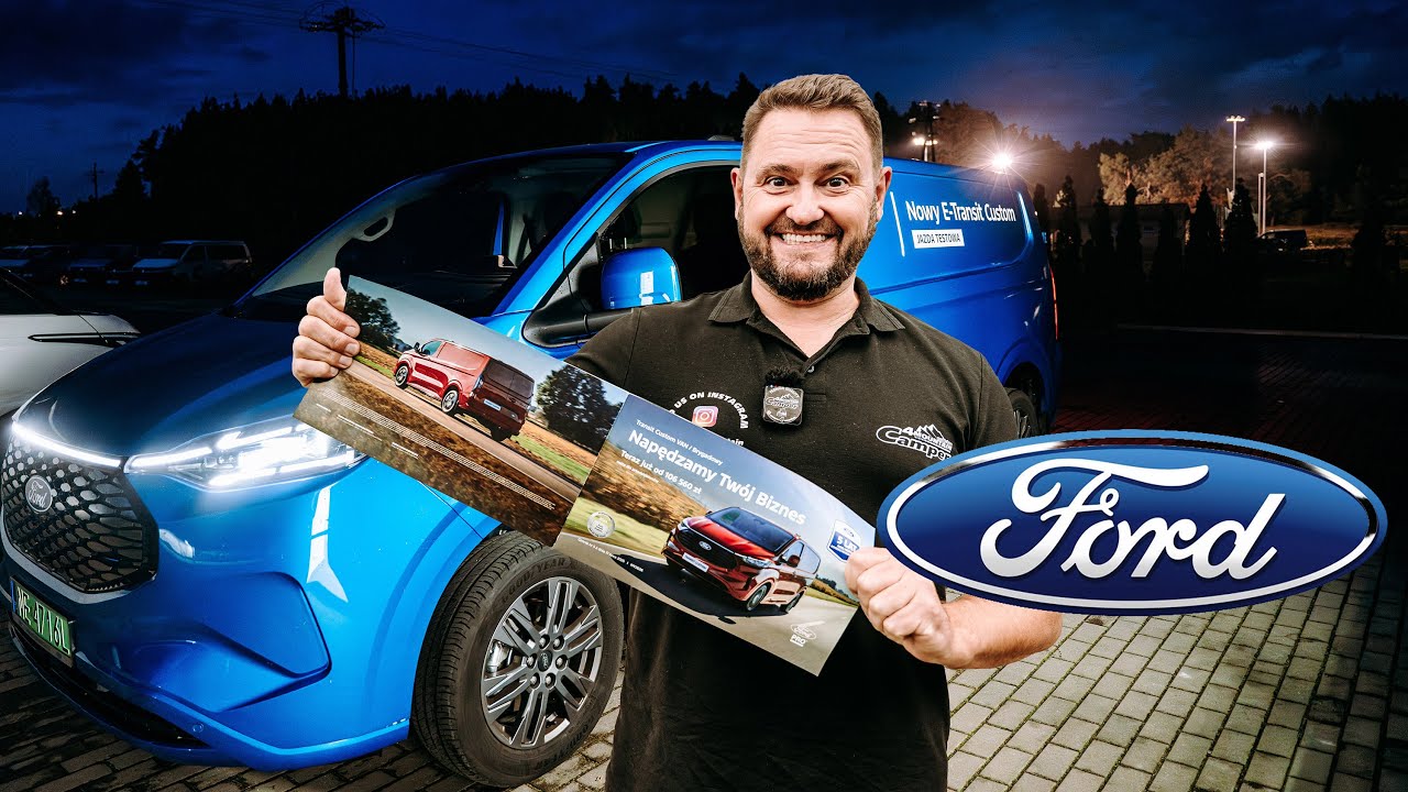 Nowy Ford eTransit Custom w naszej firmie! 🔋 Pierwsze wrażenia, test i kolor, kt&oacute;ry zaskakuje!