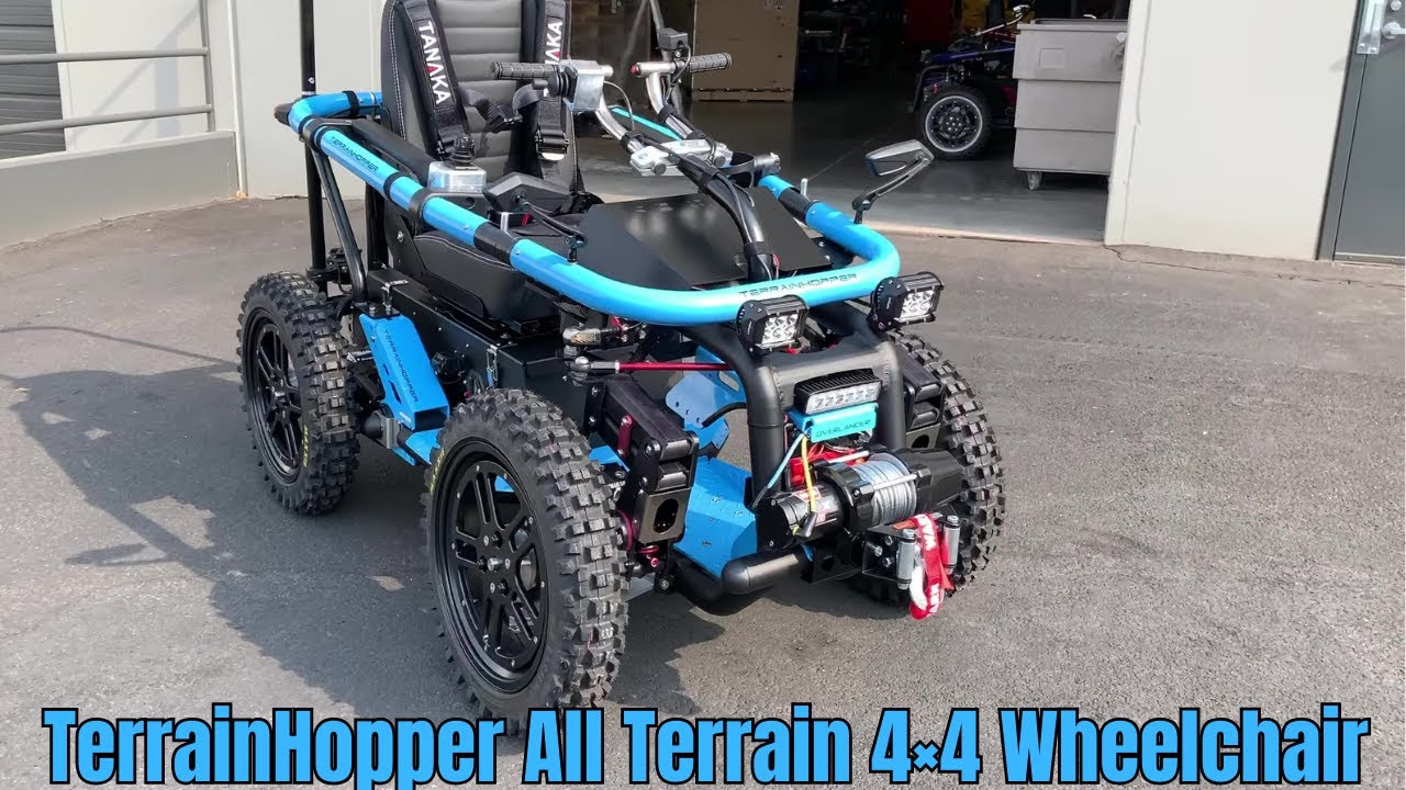 Mini Land Rover | TerrainHopper — вездеходное кресло-коляска 4×4