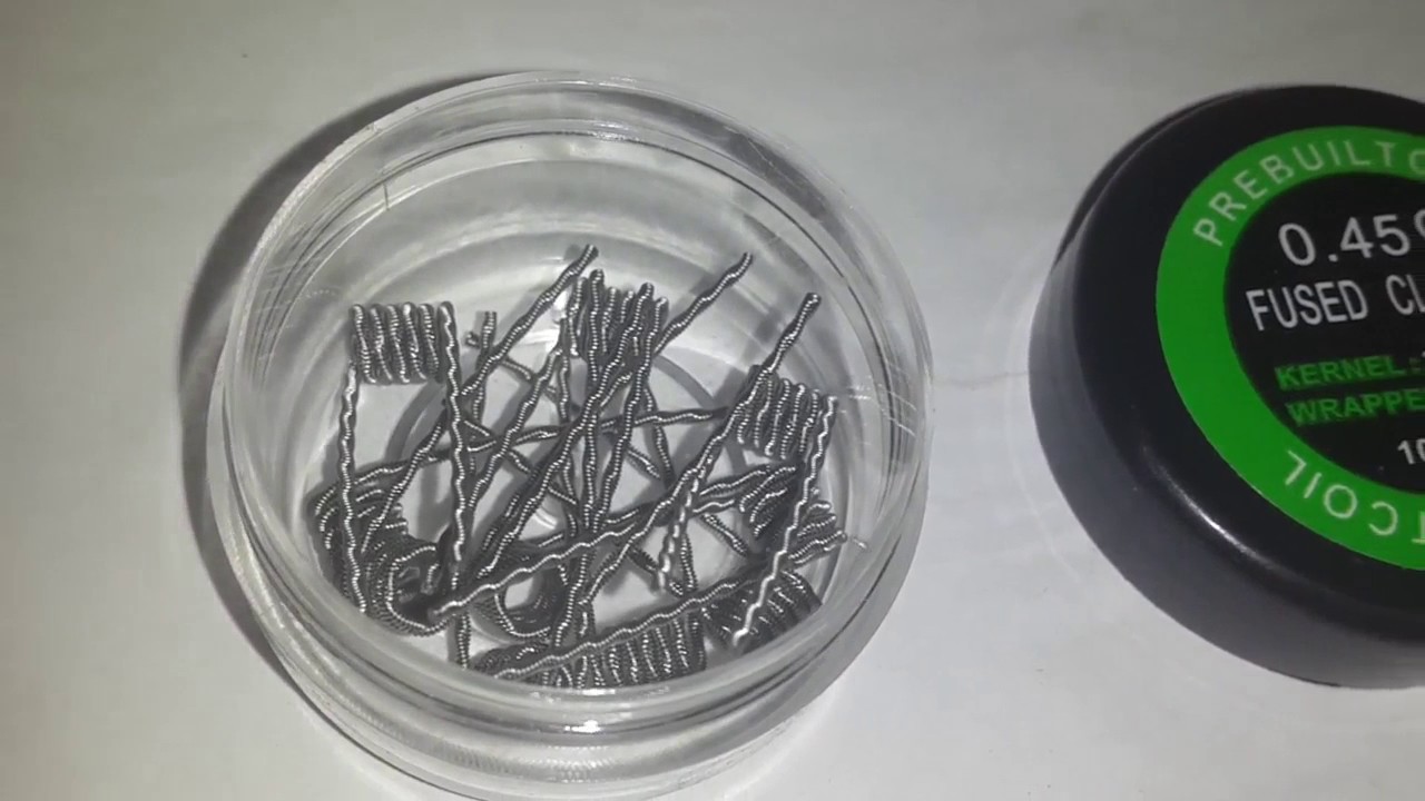 Kanthal A1 fused clapton Coil  -  28GA X 2 + 32GA с сайта gearbest.com