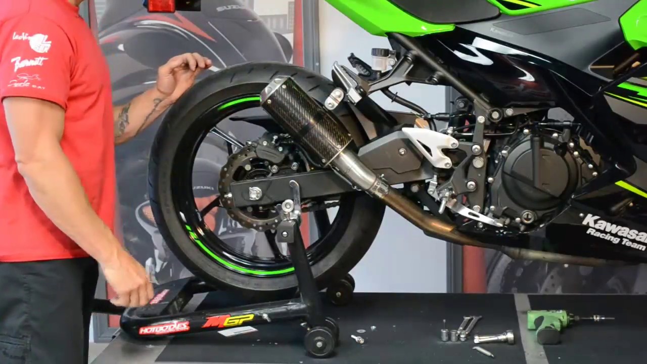 Kawasaki Ninja 400 Exhaust Install