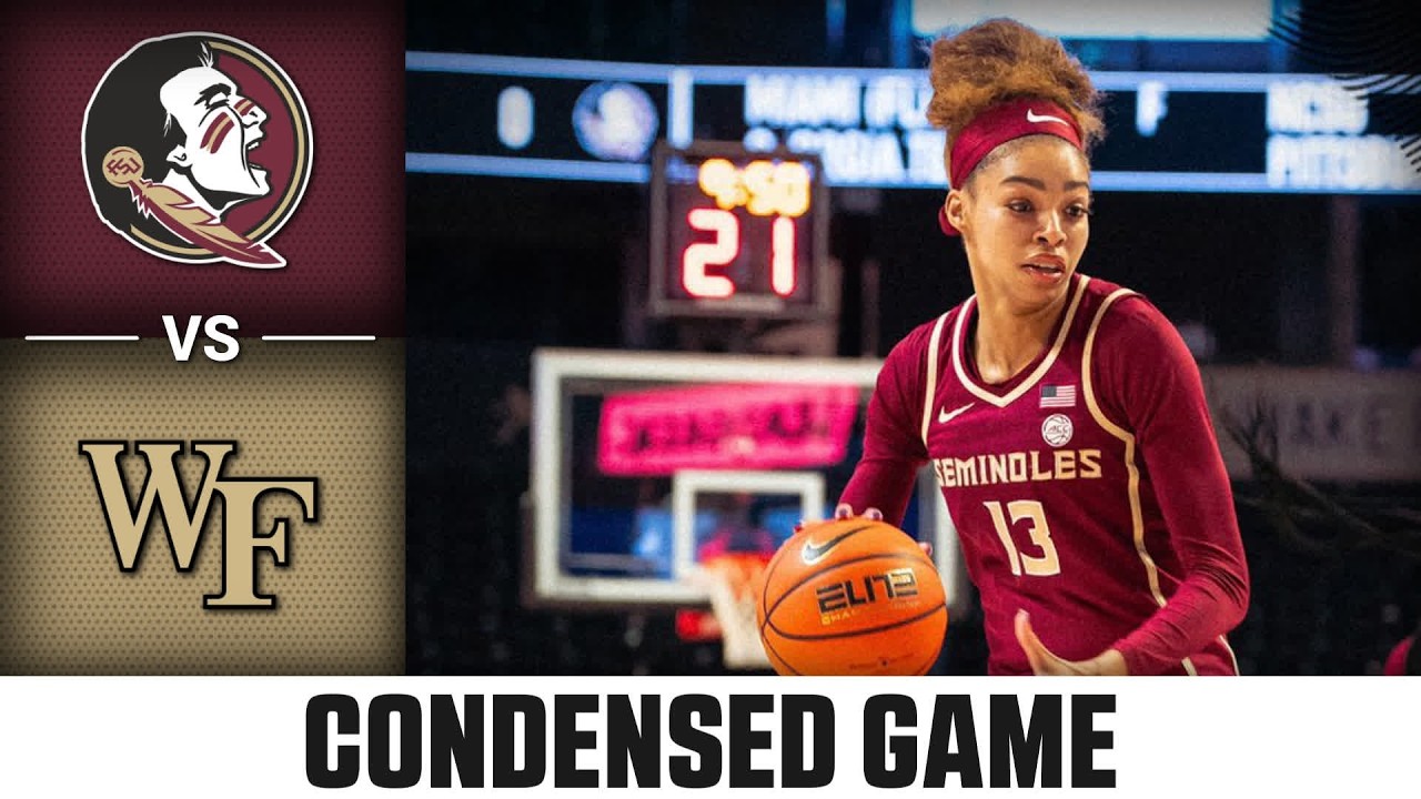 Florida State vs. Wake Forest Condensed Game | 2025-26 ACC Women's Basketball