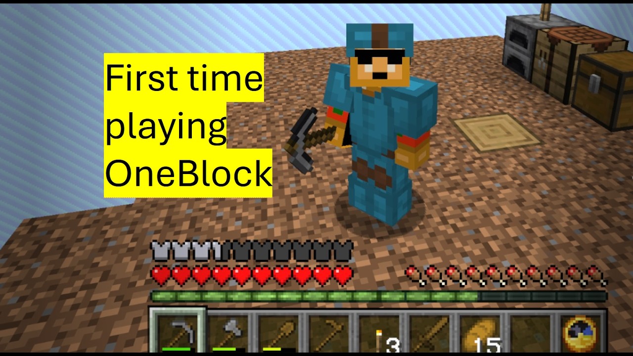 Playing OneBlock for the first time (OneBlock p1)