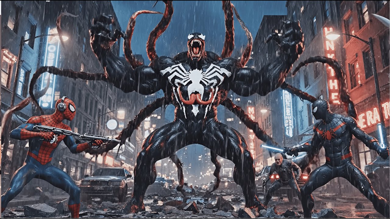 Unexpected Team up: Spider Man and what happened with Deadpool | AI superhero Short Film
