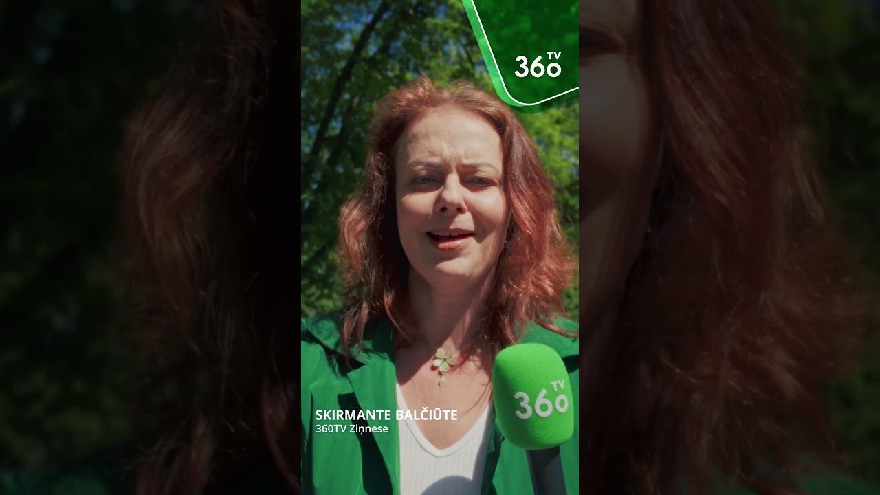 360TV Ziņne&scaron;e Skirmante Balčiūte ņem mikrofonu un dodas ielās #360tv #360tvzinnesi