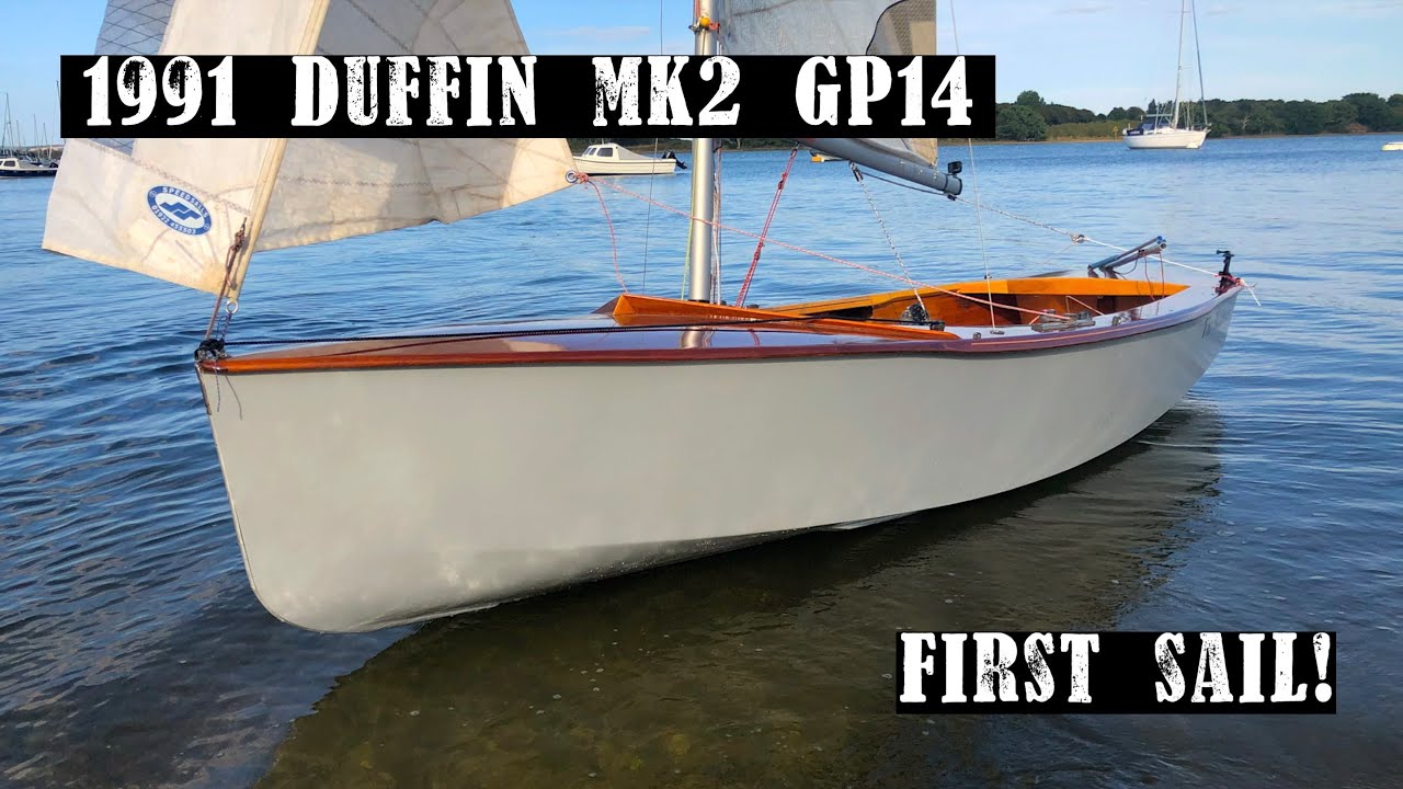 GP14 First Sail! | Sailing a Duffin Mk2 GP14 Dinghy | Chichester Harbour Sailing | Cobnor Point