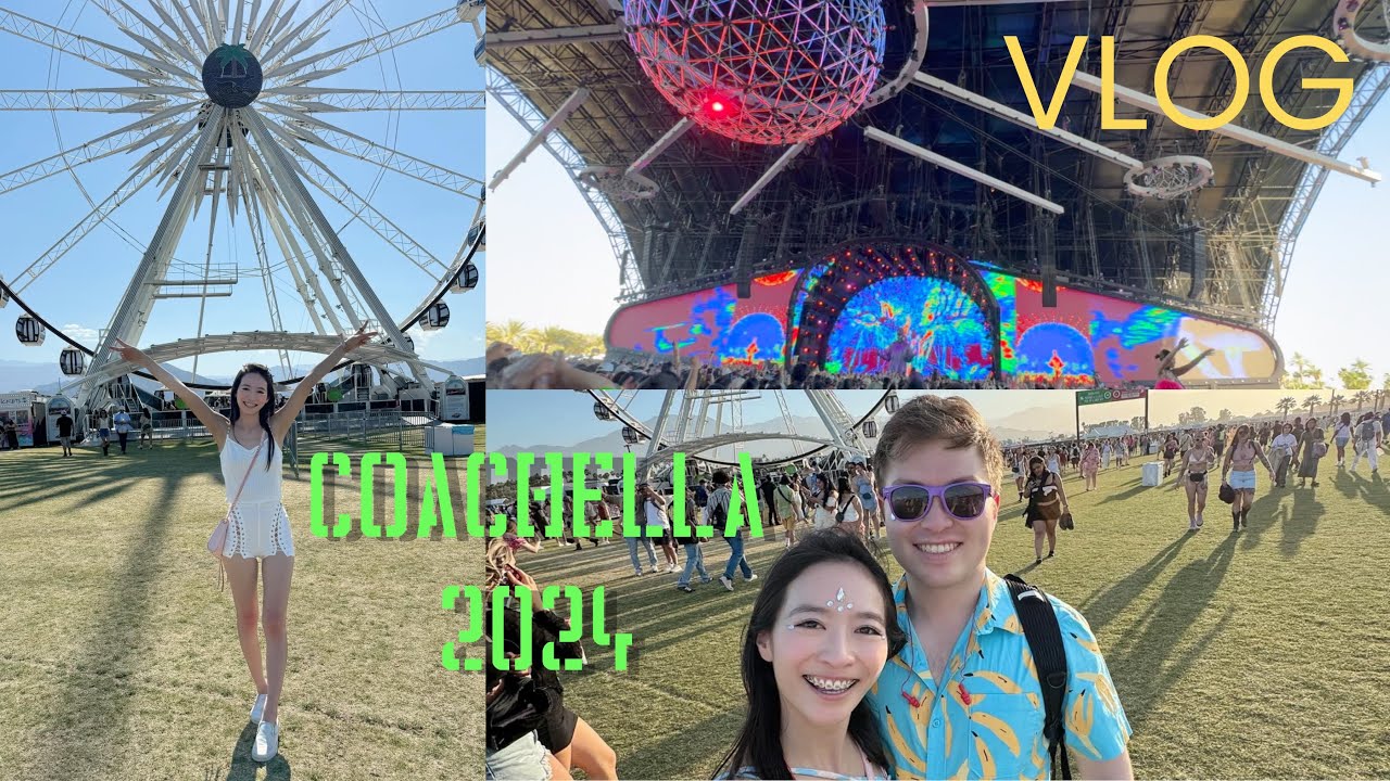Vlog ❤️ Elaine Hau - Coachella 2024 音樂節 🎶 Lane Del Rey, Doja Cat, No Doubt, Bebe Rexha, J Balvin 💃🏻
