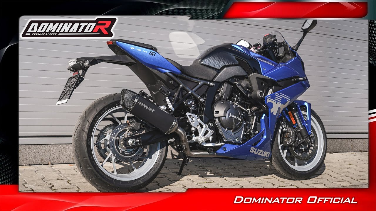 2025 Suzuki GSX-8R | Dominator Exhaust Sound