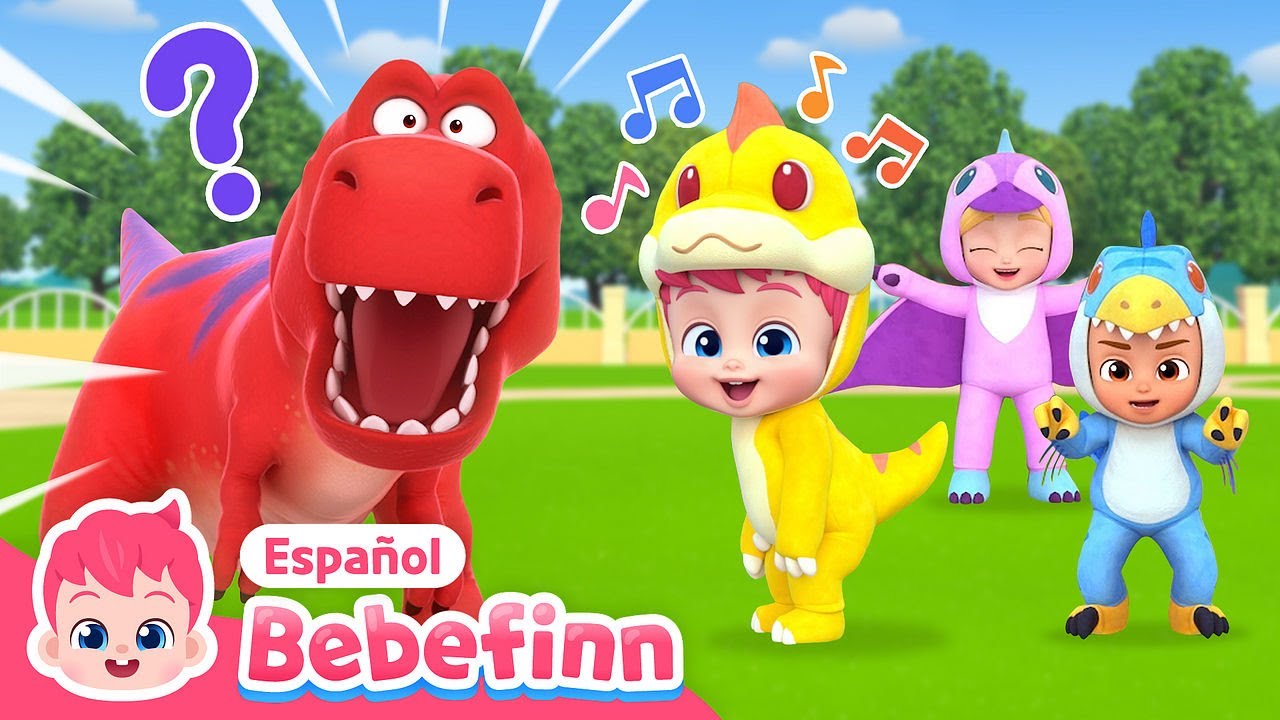Beb&eacute; Dino🦖 | Baile para ni&ntilde;os | Canciones Infantiles | Bebefinn en espa&ntilde;ol