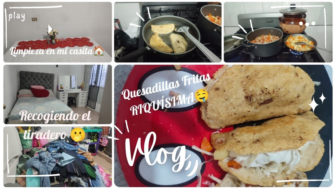 Hice Quesadillas Fritas de picadillo😋 Limpieza de mi casa🏡