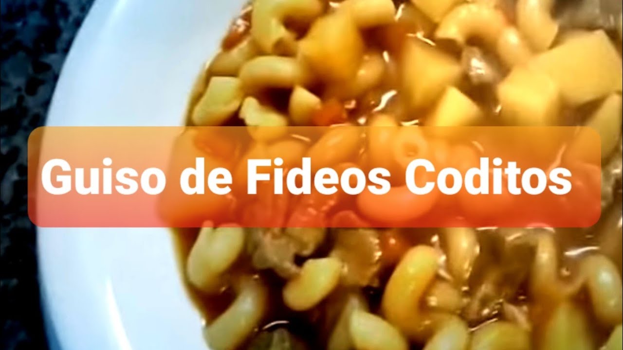 Guiso de Fideos Coditos