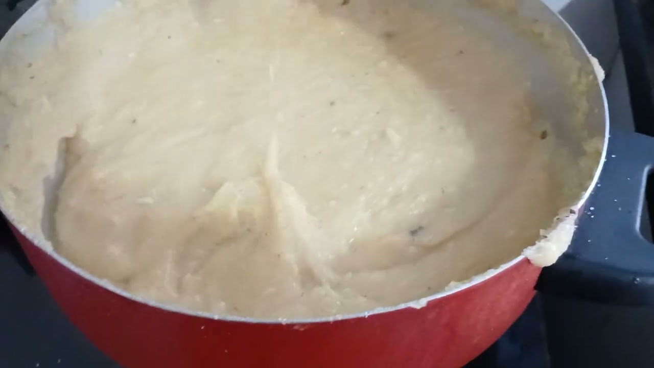 Canjica, doce feito  como fubá.