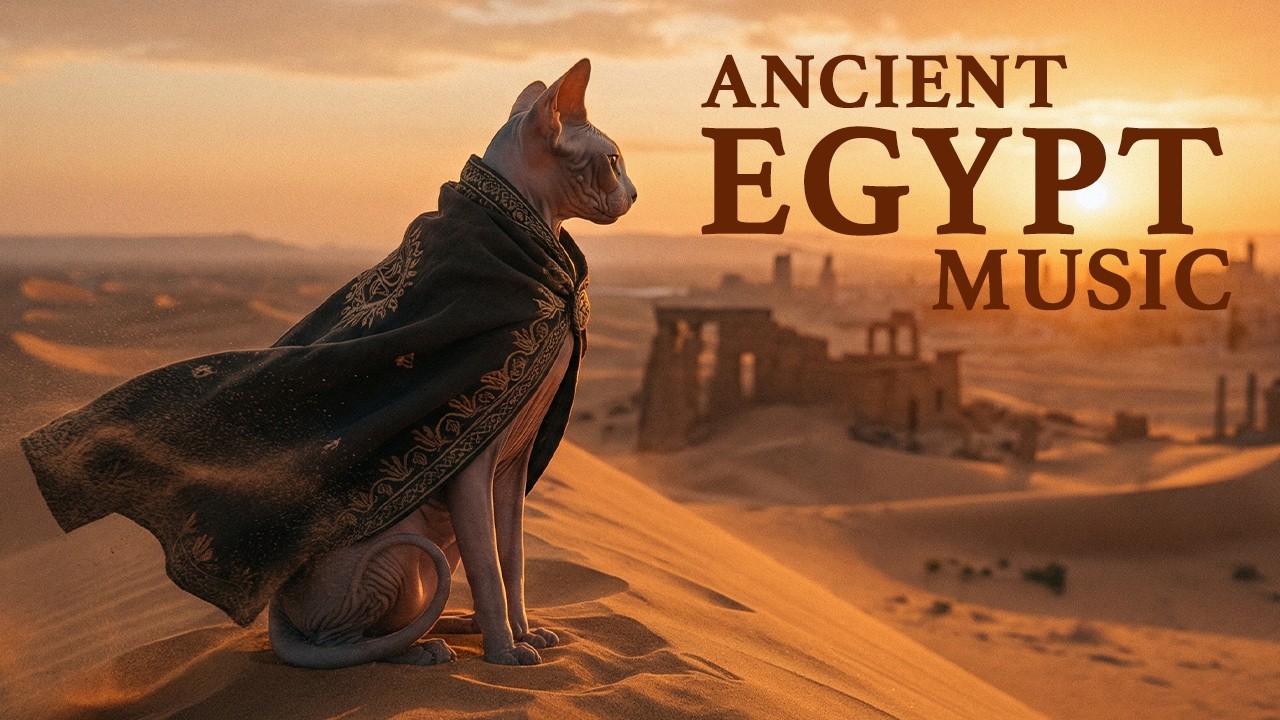 Ancient Egyptian Music for Cats 🏺 Sound Healing & Soothing Cat Sleep