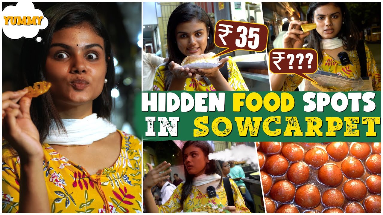 Hidden Food Spots In Sowcarpet 🤤| நமக்கு சோறு தான் முக்கியம் ❤️ | Akshitha Ashok