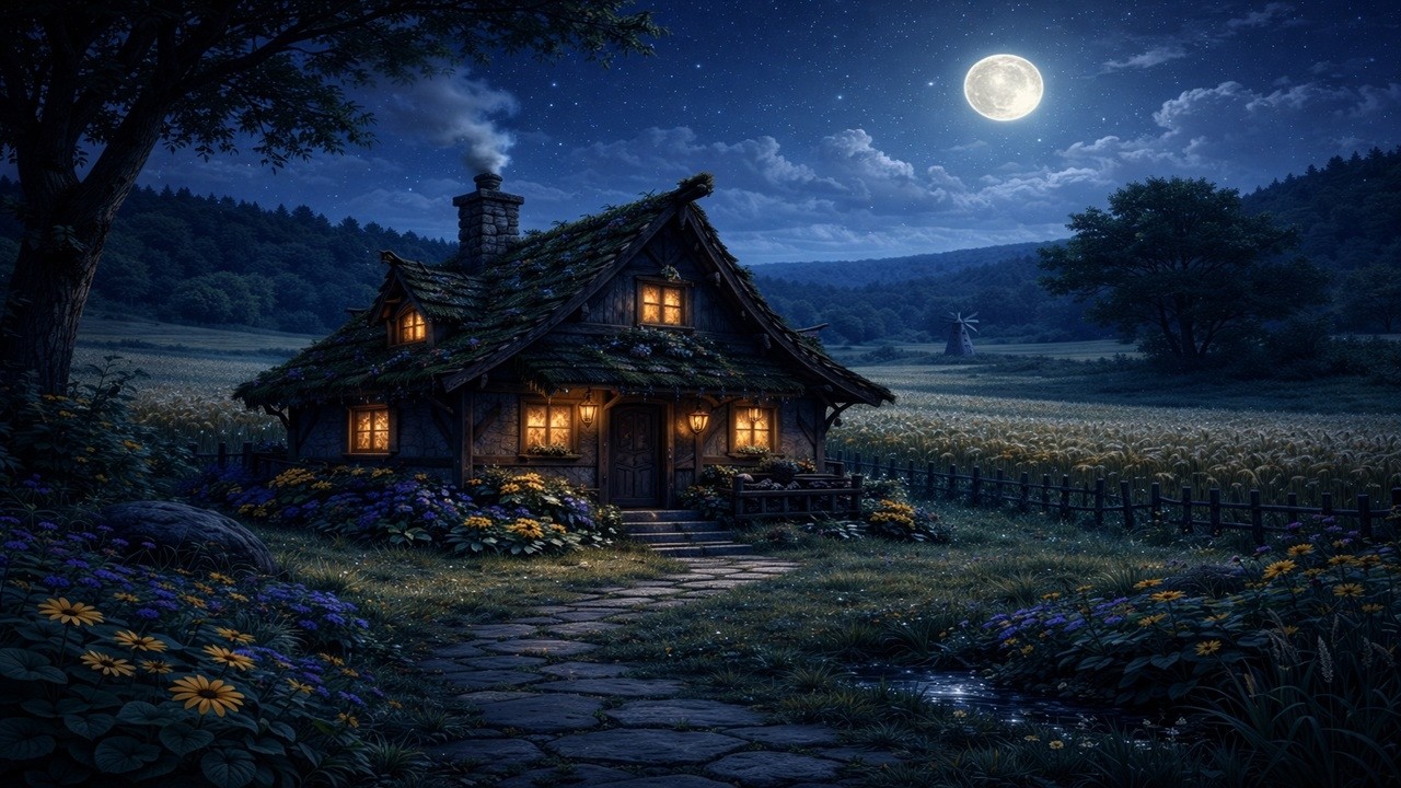 Peaceful Fantasy Soundtrack | Harp & Violin Instrumental with Nature Sounds (13min)