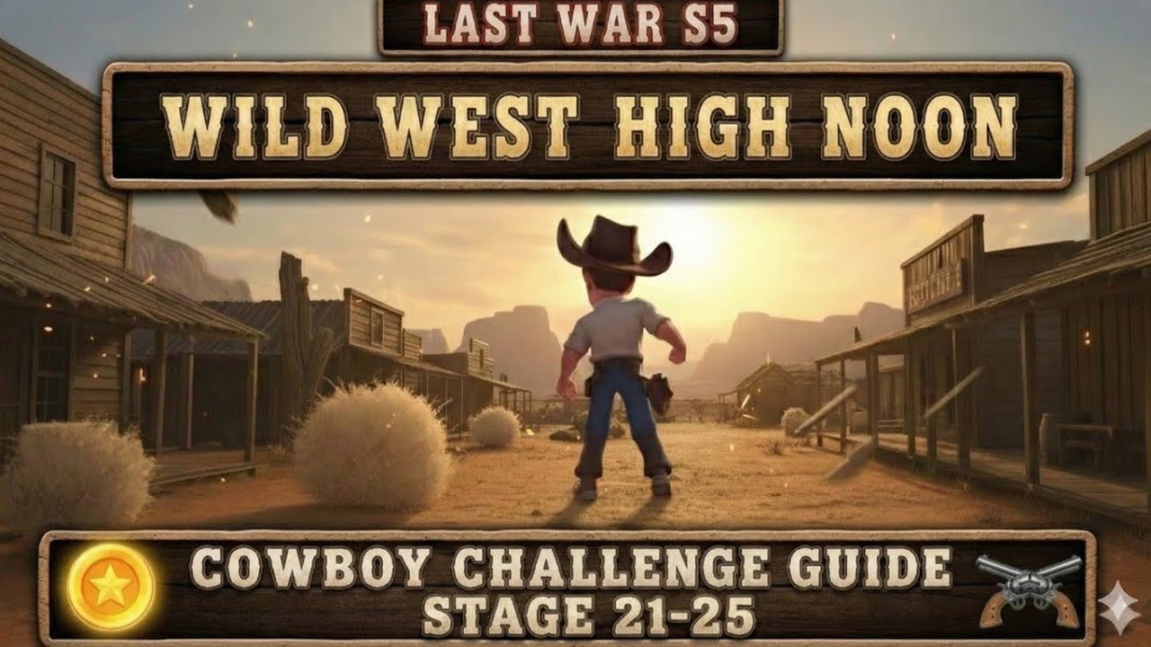 Last War Season 5 : High Noon Stage 21 - 25 Detailed Guide !!