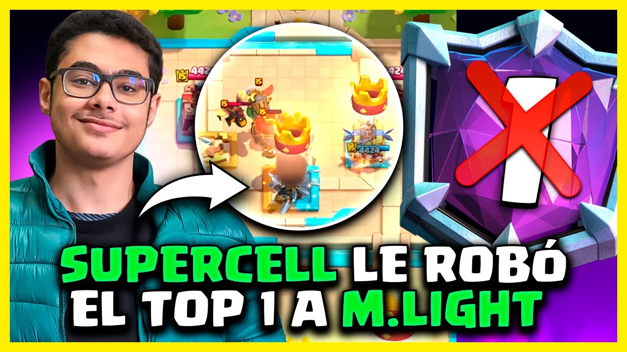 SALSEO ROYALE: Supercell LE ROB&Oacute; el TOP 1 del MUNDO a Mohamed Light en Clash Royale