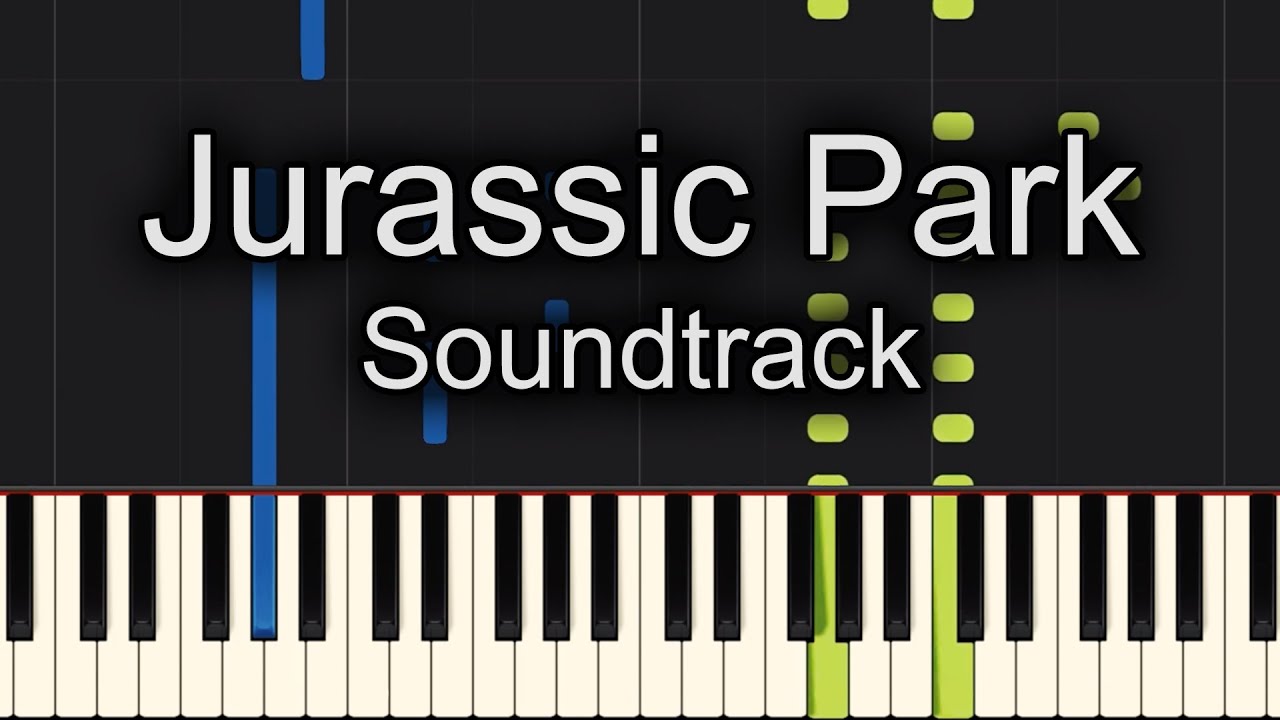 Jurassic Park Piano Tutorial Synthesia (easy)
