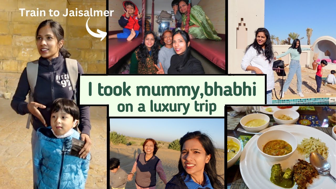 3 day trip to Jaisalmer I Karwaan resorts I Traveling with family after a long time