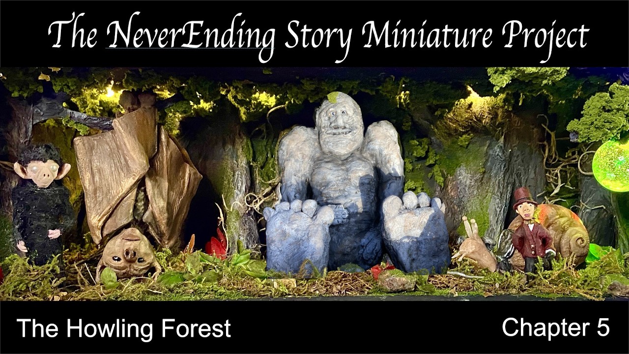 The NeverEnding Story Miniature Diorama Project Chapter 5 The Howling Forest.