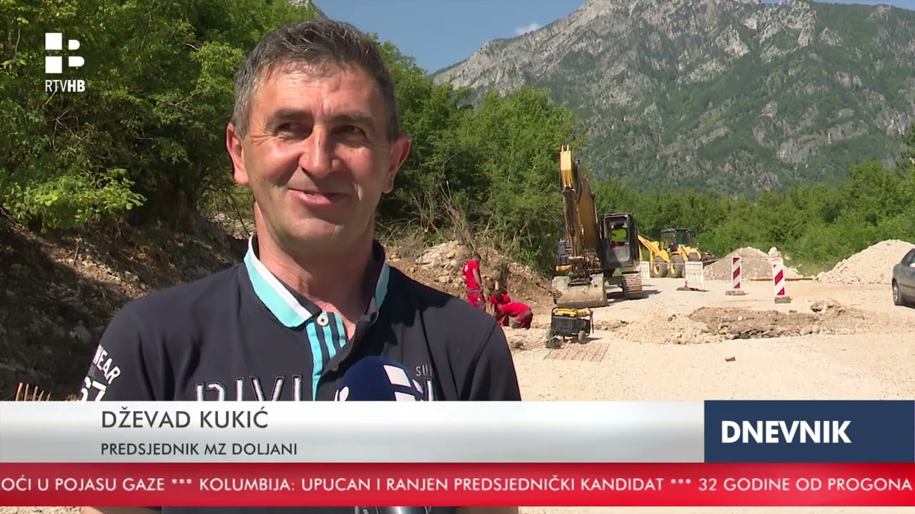 RTV HB | Krenula sanacija magistralnog puta Jablanica - Blidinje