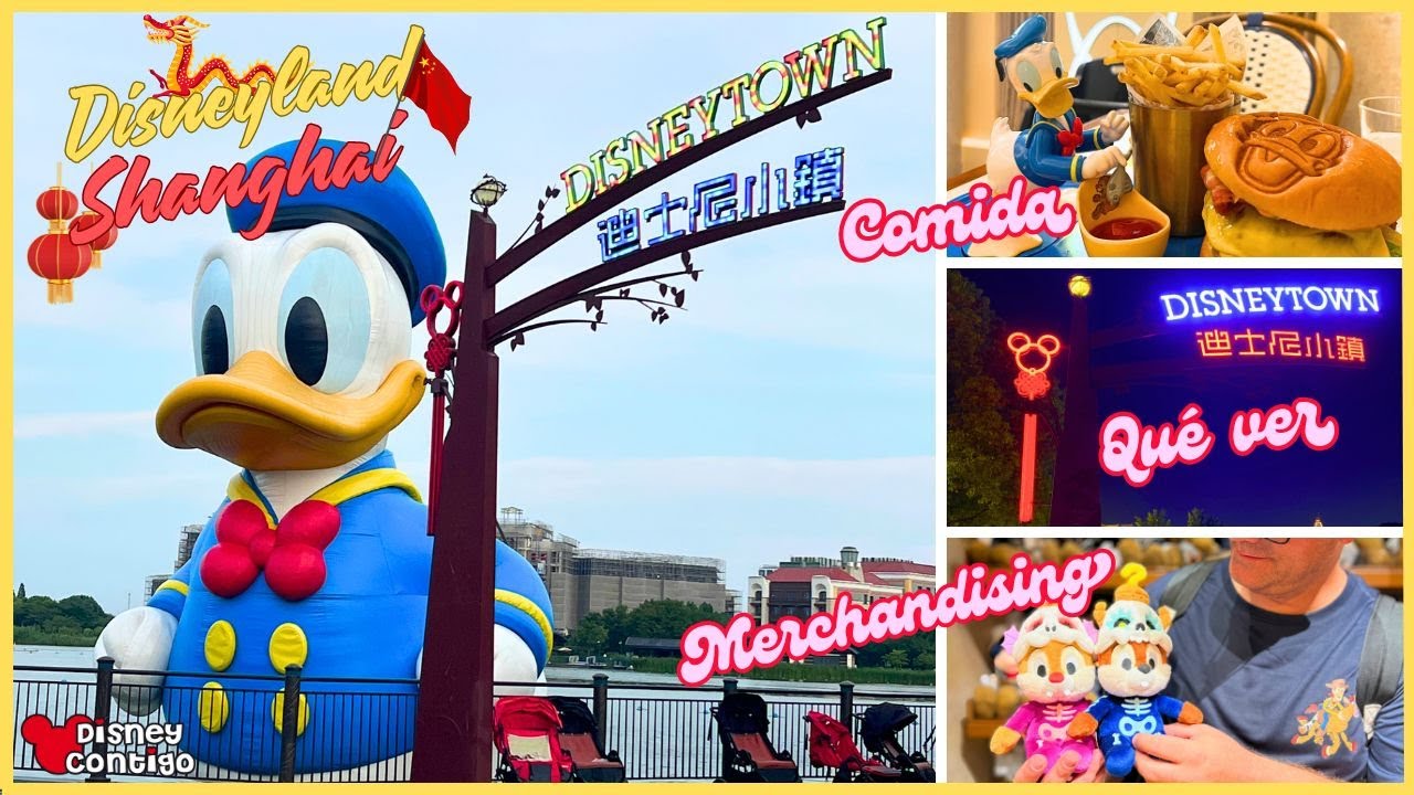 DESCUBRE DISNEYTOWN SHANGHAI: tiendas, comida y compras irresistibles 🍜🛍️