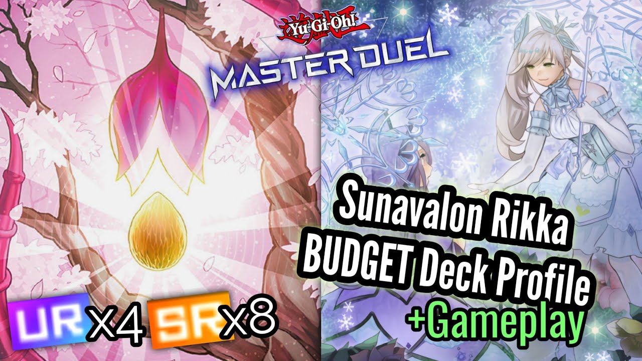 NEW SUPPORT Sunavalon Rikka (Plant) BUDGET Deck Profile Yu-Gi-Oh! Master Duel + Commented Replay