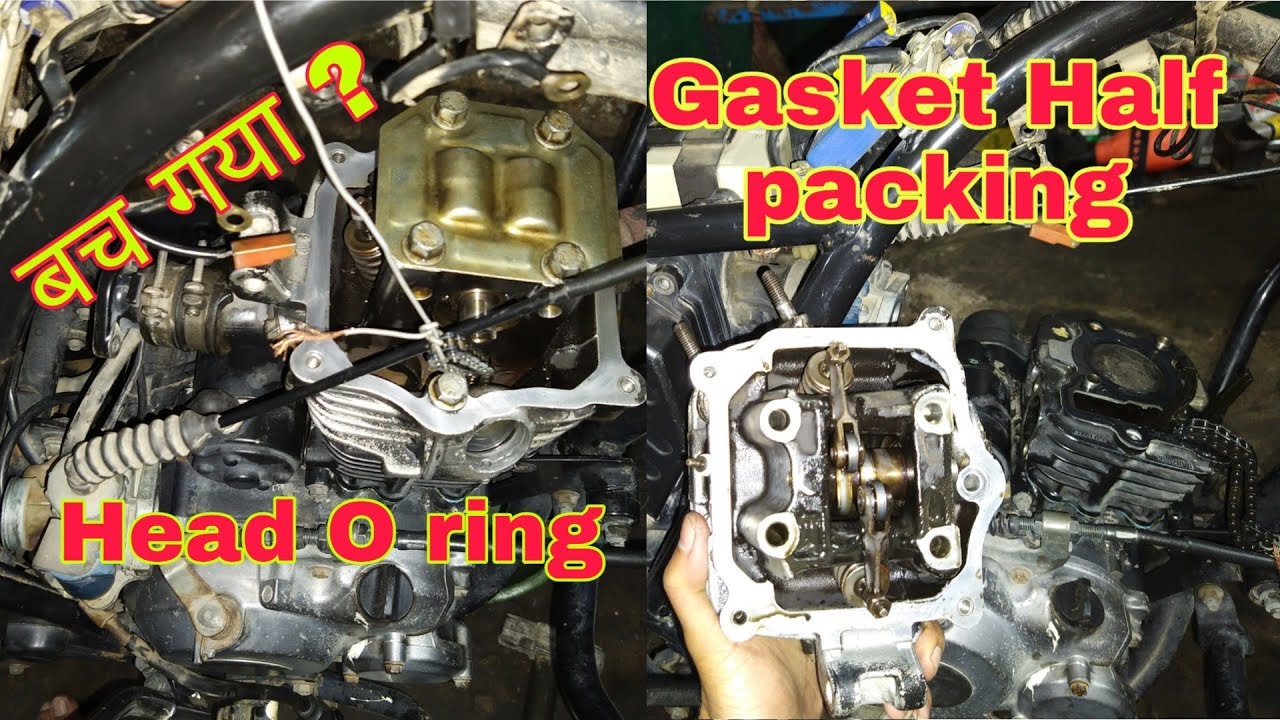 Head O ring & Gasket half packing discover 100 || Bajaj discover engine work