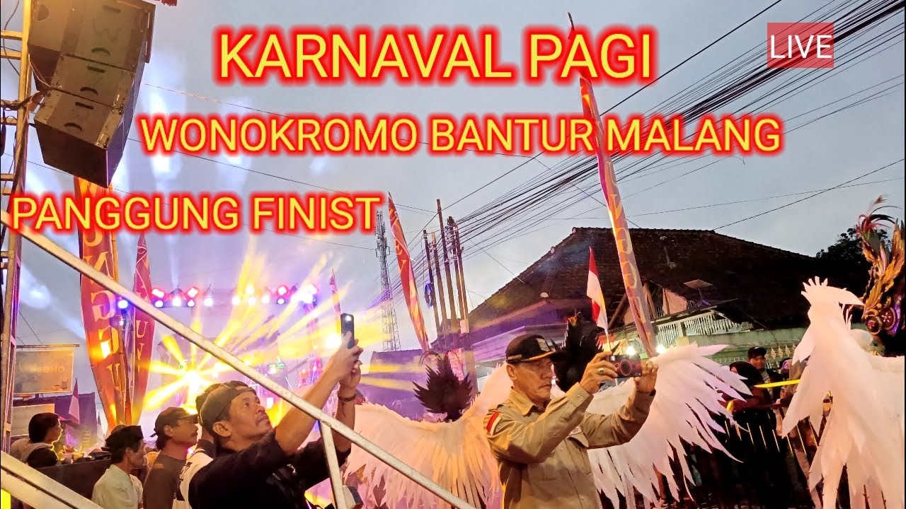 LIVE KARNAVAL PAGI WONOKERTO BANTUR   MALANG 2025 PANGGUNG ATRAKSI FINIST