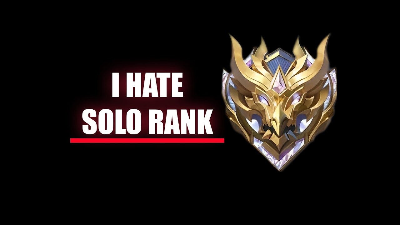 I HATE MLBB SOLO QUE!