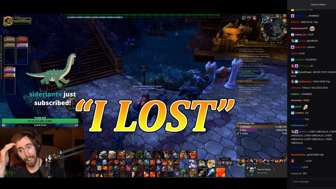 Asmongold LOSES Mount-Off Championship