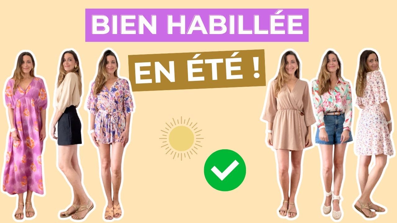 Comment s'habiller quand il fait chaud : 12 essentiels + 4 looks clé en main