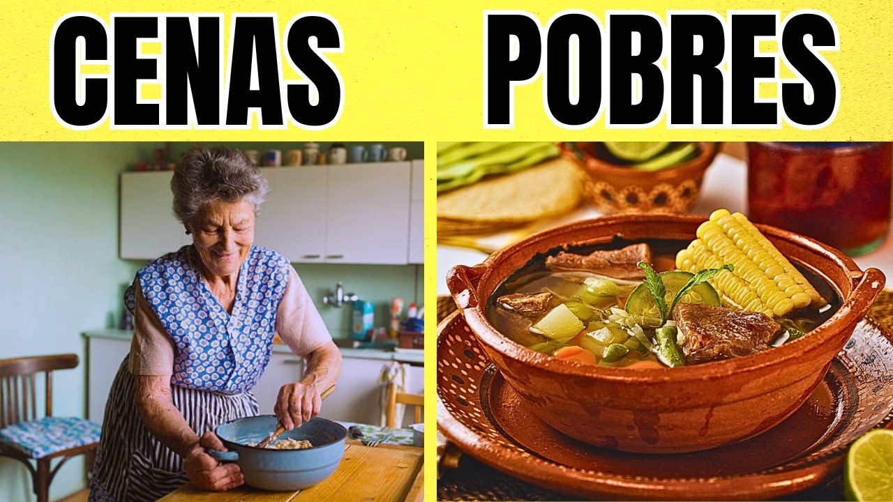 12 CENAS de TRABAJADOR MEXICANO ¡Que Ya NADIE PREPARA!