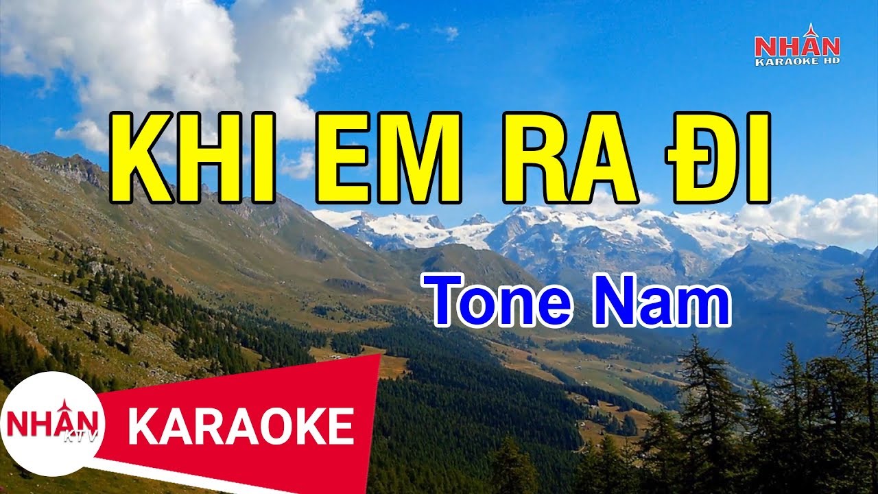 Khi Em Ra Đi (Karaoke Beat) - Tone Nam