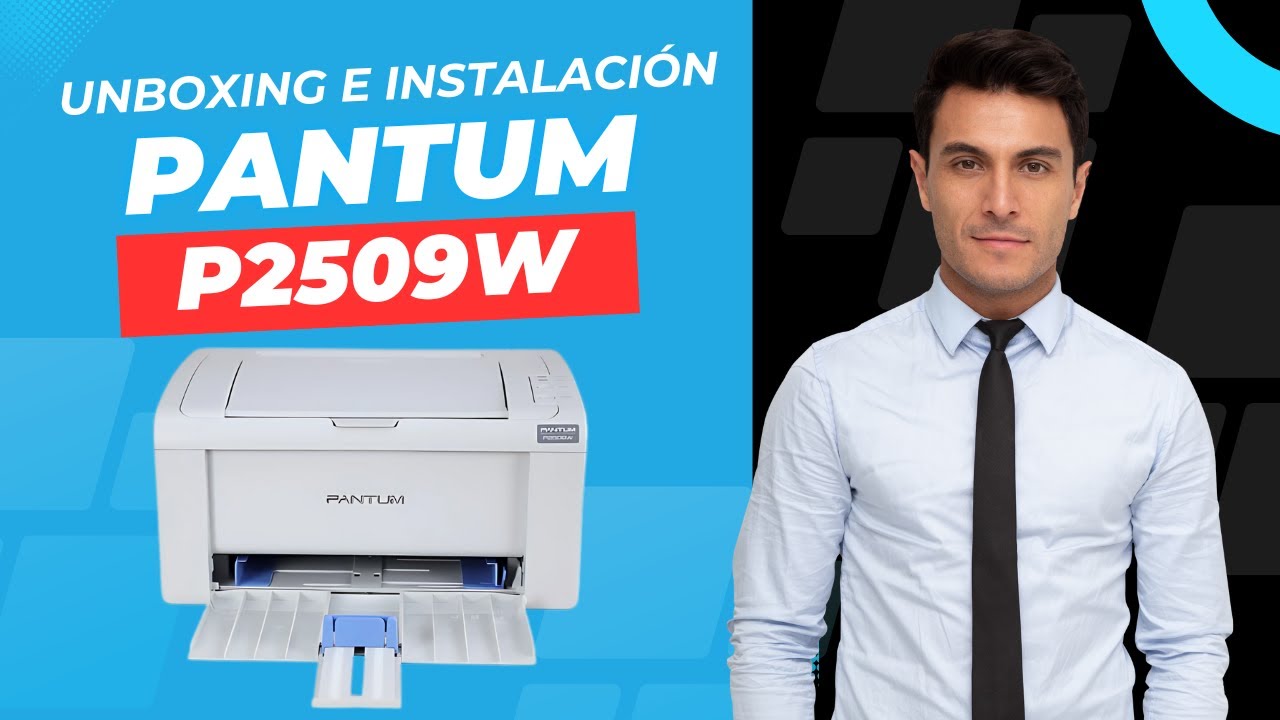 Unboxing e Instalacion de impresora Pantum P2509W