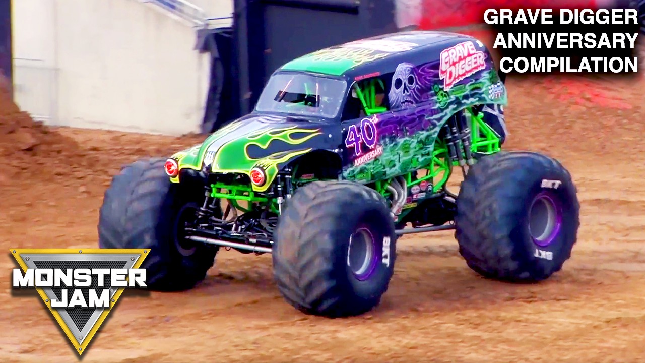 Grave Digger Anniversary Compilation | Monster Jam