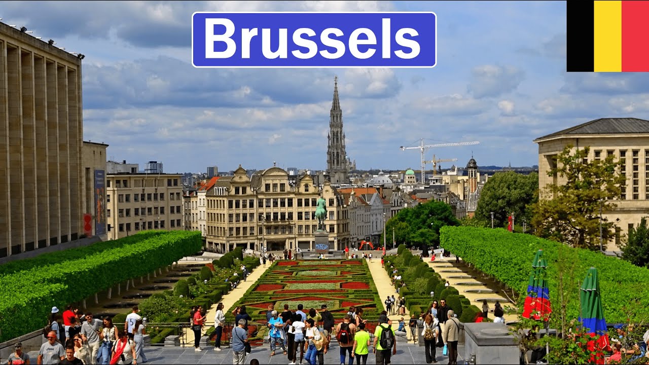 🇧🇪 Belgium, Brussels Walking Tour 2025【4K】