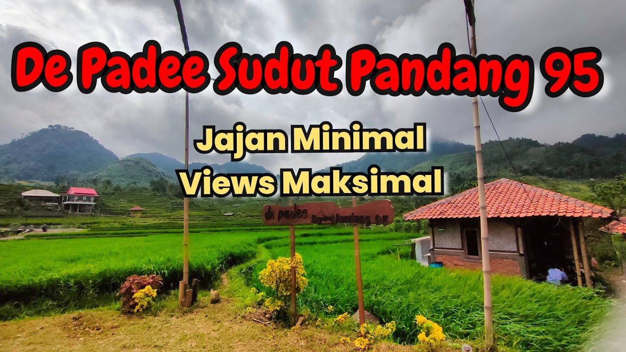 De Padee Sudut Pandang 95 || Tempat Healing Di Puncak Dua, Jajan Minimal Views Maksimal 