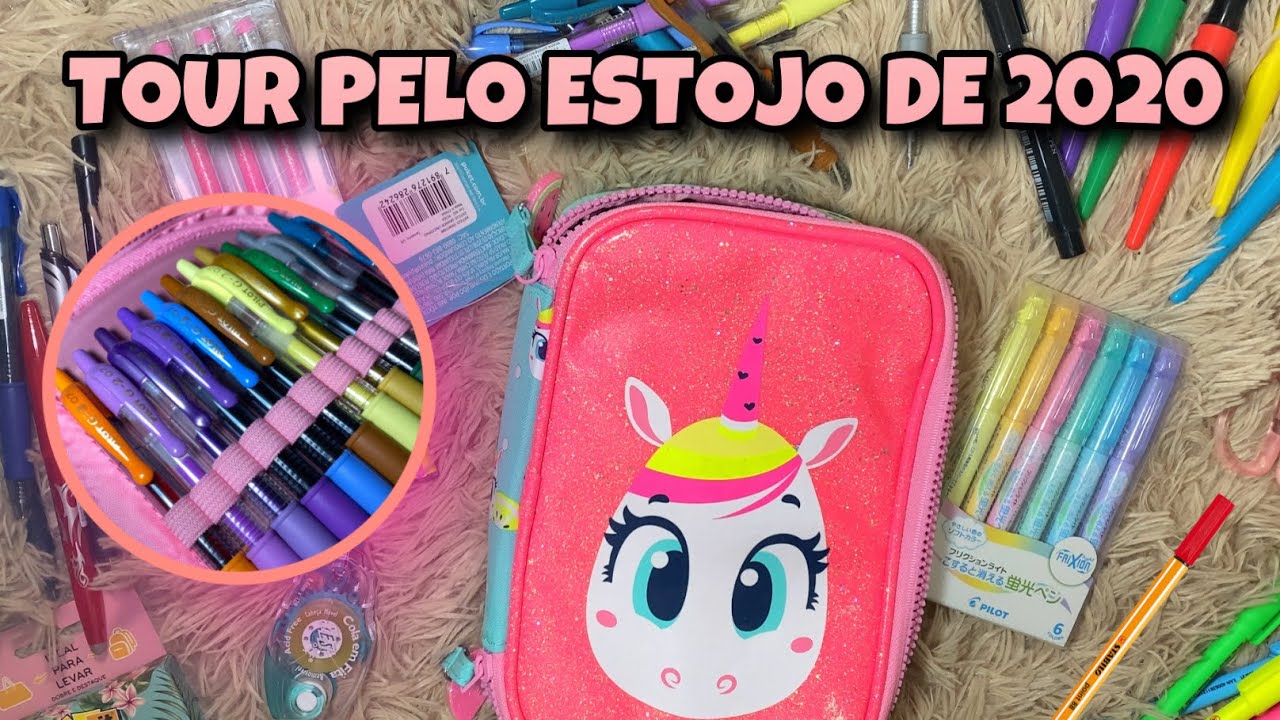 Organizando meu estojo para 2020 l Volta as aulas!!