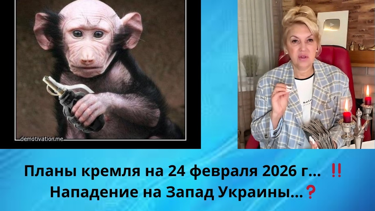 🧌‼️  Планы кремля на 24 февраля 2026 г‼️⁉️   Нападение на Запад Украины...⁉️
