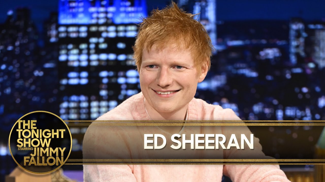 Ed Sheeran Reveals Album Title Play, Sings 